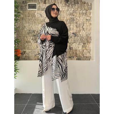 Zebra Detaylı Tunik